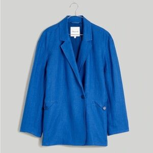 Madewell Double Breasted Linen Blazer